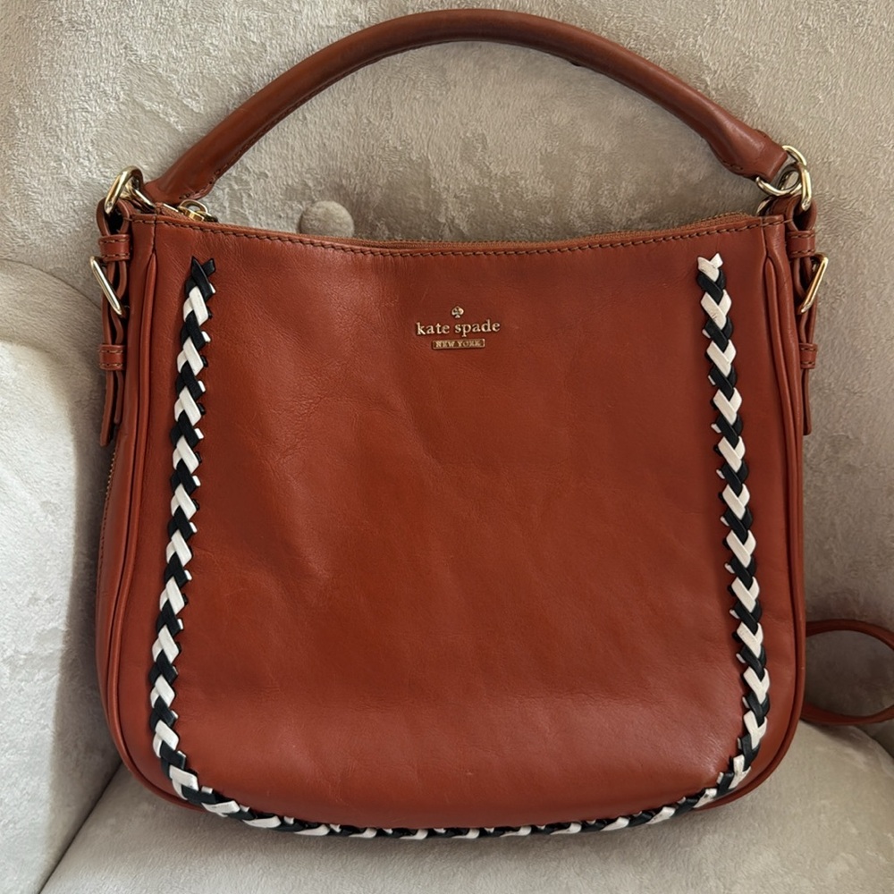 Kate Spade Brown Leather Shoulder Bag